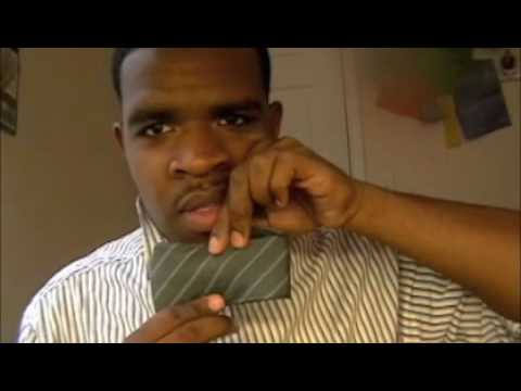 how to make a neck tie into a bowtie