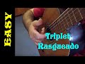 Flamenco guitar lesson - Triplet rasgueado