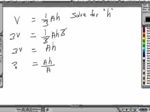 how to isolate variables