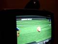 Fifa 07. Scored from own half.