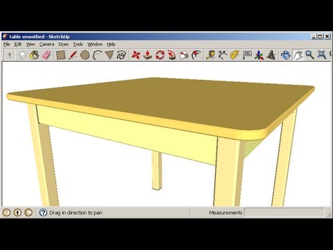 sketchup - Refining the sketchup drawing by adding rounds and chamfers.