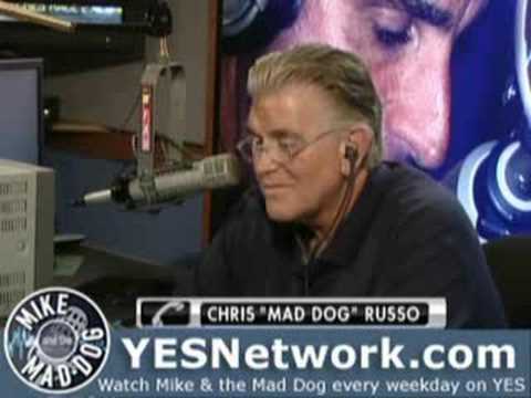 An emotional Chris Russo calls Mike