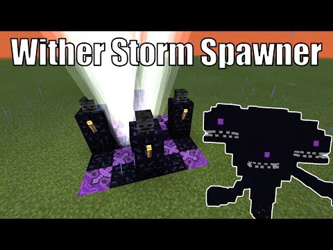 video-linktoworks-Minecraft PE: How To Make a WITHER STORM SPAWNER