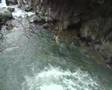 Jumping into Tawhai Falls, Mt. Ruapehu, Winter 2007