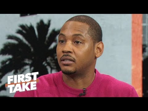 Video: Carmelo Anthony talks leaving Rockets: I felt fired, CP3 and Harden didn't know | First Take