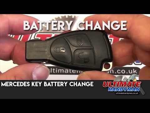 how to change battery for mercedes key