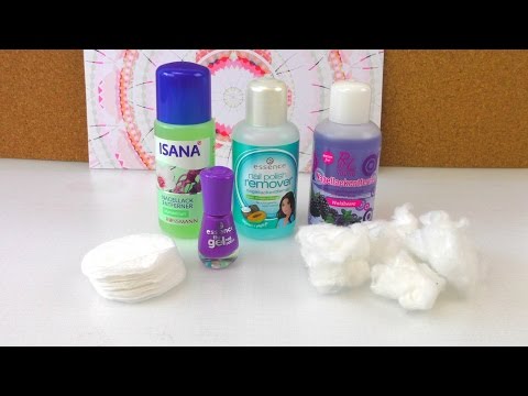 Nagellackentferner im Test - Rival de Loop Young Waldbeere, Essence Cocos Papaya und Isana M