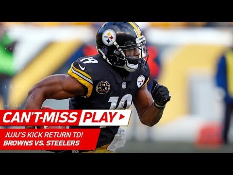 Video: JuJu On That Beat for a Tackle-Breaking Kick Return TD! | Can't-Miss Play | NFL Wk 17 Highlights