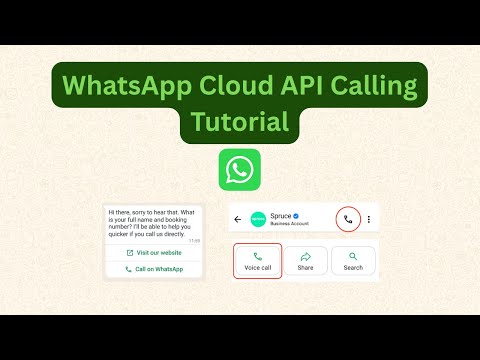 WhatsApp Cloud API Calling | API calling via WhatsApp Tutorial | Meta APIs for WhatsApp Calling