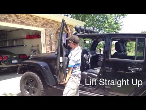 how to take doors off jeep jk