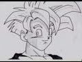 Video Japones.Como se desenha Gohan