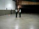 This is one of our three dual exhibition teams at East Ridge Drill Meet 2008.  Jocie and Laiken did pretty well.