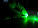 My Wicked Laser Fusion 125mW Lighting A Match