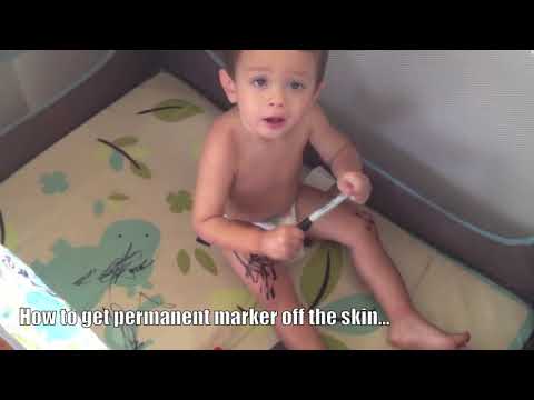how to remove a sharpie from skin