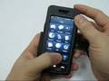 pdair Leather Case for Samsung SPH-M800 - Book Type (Black)