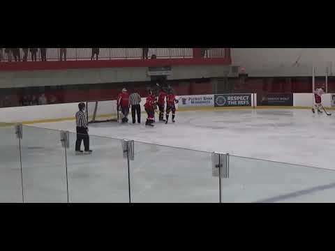 Big rebound save defending against a 2v1 during Tier One Elite Hockey game vs Cleveland Jr Barons