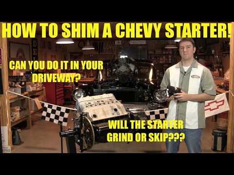 how to properly shim a gm starter