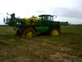 Automoteur John Deere en démonstration. Automoteur John Deere en démonstration.