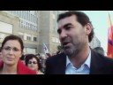 O BNG na manifestación da Marcha Mundial das Mulleres O BNG na manifestación da Marcha Mundial das Mulleres