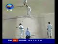 Mahendra Dhoni (Indian keeper) BOWLING against Pakistan