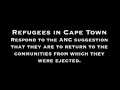 xenophobia refugees in cape town south africa/displaced voices