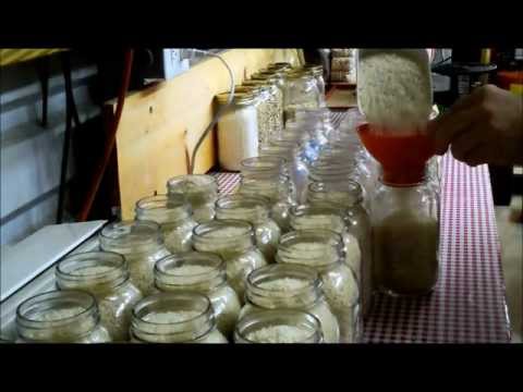 canned food - We package 50# of rice using a food saver vacuum sealer and quart size mason jars. This is a rework of an original video we did. We added a segment at the en...