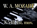 Wolfgang Amadeus MOZART: Piano Sonata No. 16, K545, 1st mov.