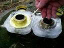 Alcohol stoves in ice