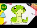 The Best 14 Kawaii Easy Cute Snake Drawing