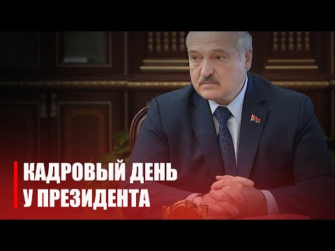 Прэзідэнт 1 жніўня разгледзеў кадравыя пытанні видео