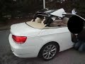 BMW E93 335 Convertible Roof Action BMW E93 335 Convertible Roof Action
