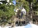 snowboard jumpen auf dem erbeskopf