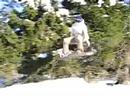 snowboard jumpen auf dem erbeskopf