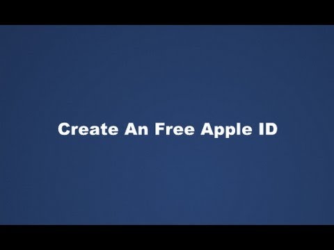 Create An Free Apple ID In iTunes Without A Credit Card