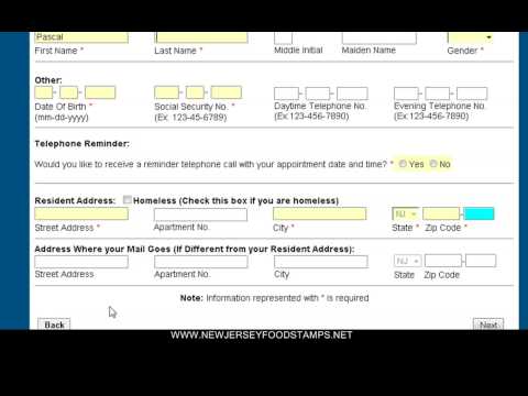 how to apply for food stamps in nj