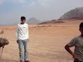 In Wadi Rum - saying hello