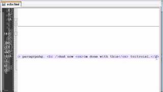 XHTML And CSS Tutorial - 5 - Bold, Italics, And Comments