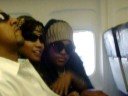 on the airplane on the airplane