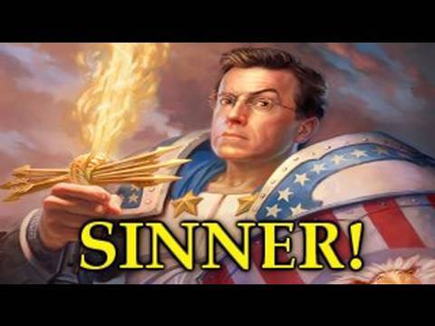 Stephen Colbert Biblical Copycat!