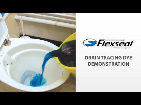 how to use drain dye