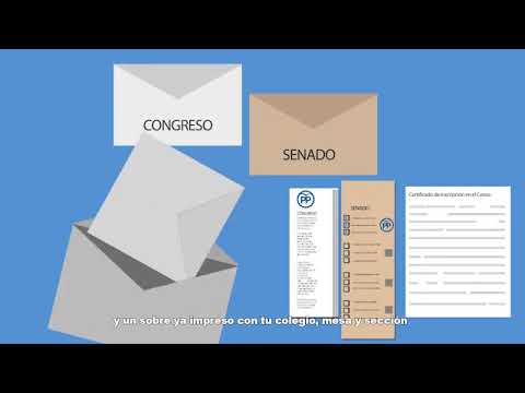 Voto por correo para las elecciones generales de 2019