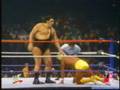 videos de wrestlemania 3 {hulk hogan vs andre the gaint}