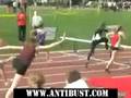 Fast running. Ouch