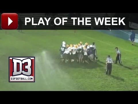 Kicker Misses PAT, Picks Up Ball, Team Pushes Him Into End Zone