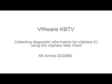 how to collect vsphere logs