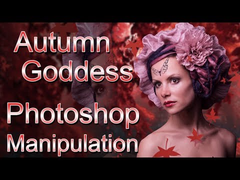 Autumn Goddess Portrait Tutorial | Pstutsnow