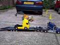 loading the low loader