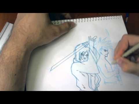 how to draw samurai x