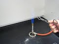 Chem - Lighting a Mg Strip in a Bunsen Burner
