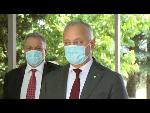 Igor Dodon s-a familiarizat cu situația social-economică din raionul Ocnița